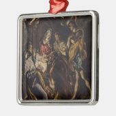 Verehrung der Schäfer Silbernes Ornament (Links)