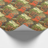 Verehrung der Schäfer-Ukrainer-Ikone Geschenkpapier (Ecke)