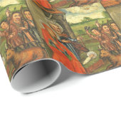 Verehrung der Schäfer-Ukrainer-Ikone Geschenkpapier (Rolleneckpunkt)