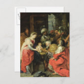Verehrung der Weisen, 1626-29 Postkarte (Vorne/Hinten)