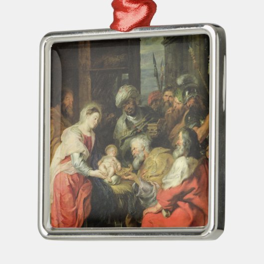 Verehrung der Weisen, 1626-29 Silbernes Ornament (Links)