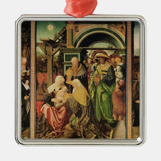 Verehrung der Weisen 2 Ornament Aus Metall (Vorne)