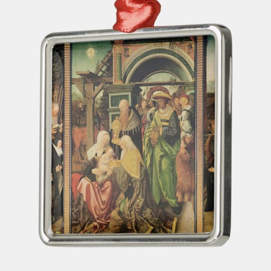 Verehrung der Weisen 2 Ornament Aus Metall (Links)