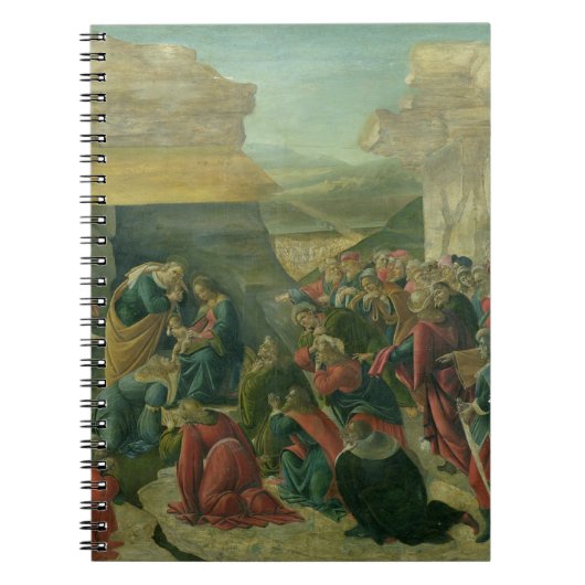 Verehrung der Weisen, c.1480 (Tempera auf Platte) Notizblock (Vorderseite)