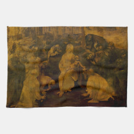 Verehrung der Weisen durch Leonardo da Vinci Küchentuch
