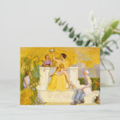 Verehrung der Zuhause durch Grant Wood Begleitkarte (Stehend Vorderseite)