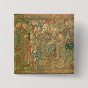 Verehrung des Christus-Kindes (Tapisserie) Button