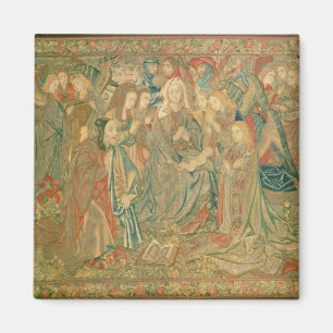 Verehrung des Christus-Kindes (Tapisserie) Magnet