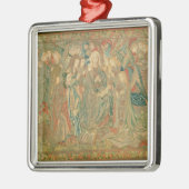 Verehrung des Christus-Kindes (Tapisserie) Ornament Aus Metall (Links)