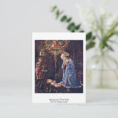 Verehrung des Kindes durch Fra Filippo Lippi Postkarte (Stehend Vorderseite)