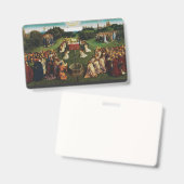 Verehrung des Lamms durch Jan van Eyck Ausweis (Vorder- & Rückseite)