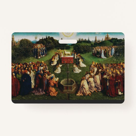 Verehrung des Lamms durch Jan van Eyck Ausweis (Vorderseite)