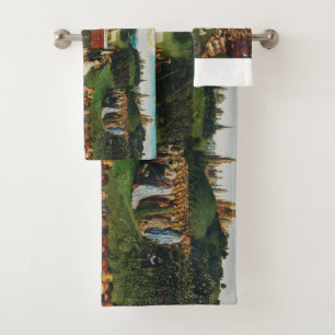 Verehrung des Lamms durch Jan van Eyck Badhandtuch Set