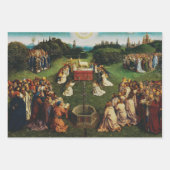 Verehrung des Lamms durch Jan van Eyck Geschenkpapier Set (Vorderseite)