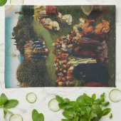 Verehrung des Lamms durch Jan van Eyck Geschirrtuch (Gefaltet)