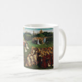 Verehrung des Lamms durch Jan van Eyck Kaffeetasse (VorderseiteRechts)
