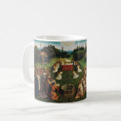 Verehrung des Lamms durch Jan van Eyck Kaffeetasse (Vorderseite Links)