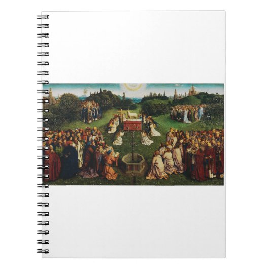 Verehrung des Lamms durch Jan van Eyck Notizblock (Vorderseite)