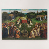 Verehrung des Lamms durch Jan van Eyck Puzzle (Horizontal)