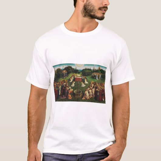 Verehrung des Lamms durch Jan van Eyck T-Shirt (Vorderseite)