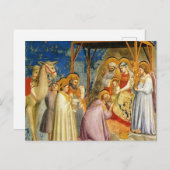 Verehrung des Magi 1305 Giotto Postkarte (Vorne/Hinten)