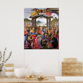 Verehrung des Magi - Domenico Ghirlandaio Poster (Küche)
