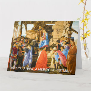 Verehrung des Magi Sandro Botticelli 1475-1476 Karte