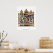 Verehrung des Magis durch Gentile Da Fabriano Poster (Küche)