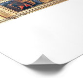 Verehrung des Magis durch Gentile Da Fabriano Poster (Ecke)