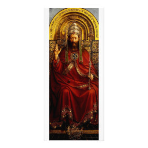 Verehrung des Mystischen Lamms durch Jan van Eyck Werbekarte