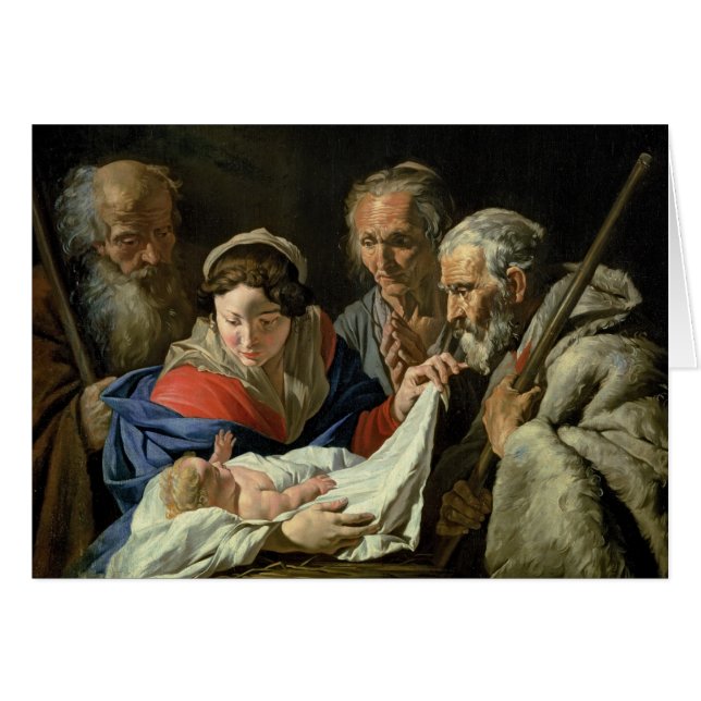 Verehrung des Säuglings Jesus (Vorderseite (Horizontal))