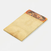 VEREHRUNG DES WEISE-GEBURT CHRISTIS-PERGAMENTS POST-IT KLEBEZETTEL (angewinkelt)