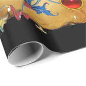 VEREHRUNG DES WEISE-WEIHNACHTSblumenpergaments, Geschenkpapier (Rolleneckpunkt)