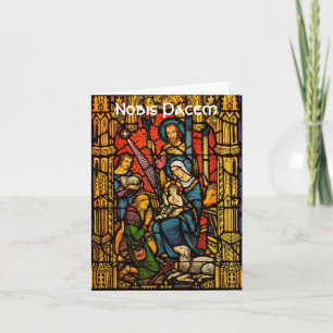 Verehrung im Glas Feiertagskarte