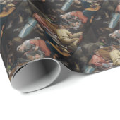 Verehrung von Hirten Geschenkpapier (Rolleneckpunkt)