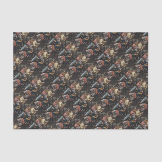 Verehrung von Hirten Seidenpapier (Vorderseite)