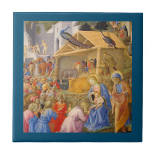 Verehrung von Magi Fra Angelico Fliese