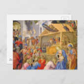 Verehrung von Magi Postkarte (Vorne/Hinten)