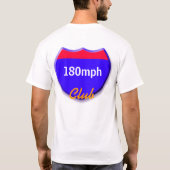 Verein 180mph T-Shirt (Rückseite)