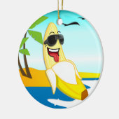 Verein-Bananen - offizielle Waren Keramikornament (Links)