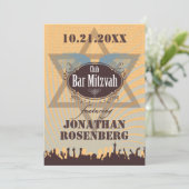 Verein-Bar Mitzvah Einladung (Stehend Vorderseite)