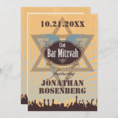 Verein-Bar Mitzvah Einladung (Vorne/Hinten)