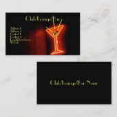 Verein-Baraufenthaltsraum-Geschäftskarte Visitenkarte (Vorne/Hinten)