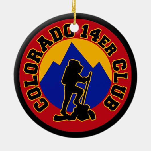 Verein Colorados 14er Keramikornament (Hinten)
