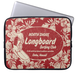 Verein, der hawaiischen NeoprenWetsuit surft Laptopschutzhülle