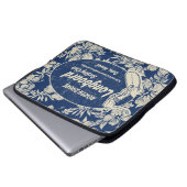 Verein, der hawaiischen NeoprenWetsuit surft Laptopschutzhülle (Vorne Knopf)