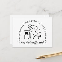 Verein der Hundebesitzer und Kaffee liebenden Väte