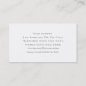 Verein DJ-Visitenkarte Visitenkarte (Rückseite)