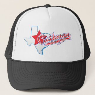 Verein-Entwürfe Texas Cushman Truckerkappe