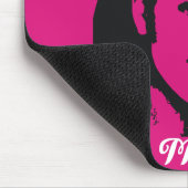 Verein Michelle Mousepad im Pink (Ecke)